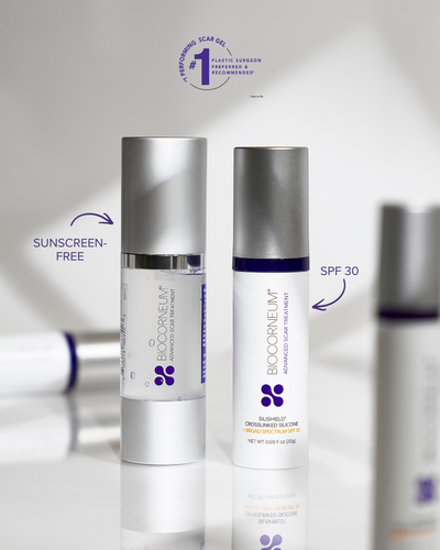 BIOCORNEUM SPF & Sunscreen-Free Scar Gels