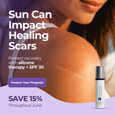 Ad - sun can impact healing scars